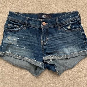 Hollister denim shorts size 0